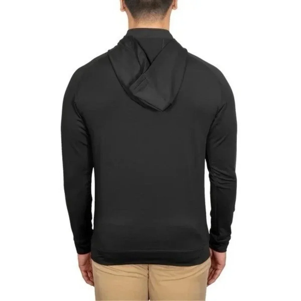 NEW Swannies Golf Men's M Vandykes Black Hoodie Sweatshirt G1548 - Picture 3 of 13